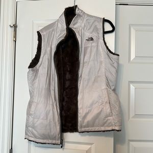 North face reversible vest